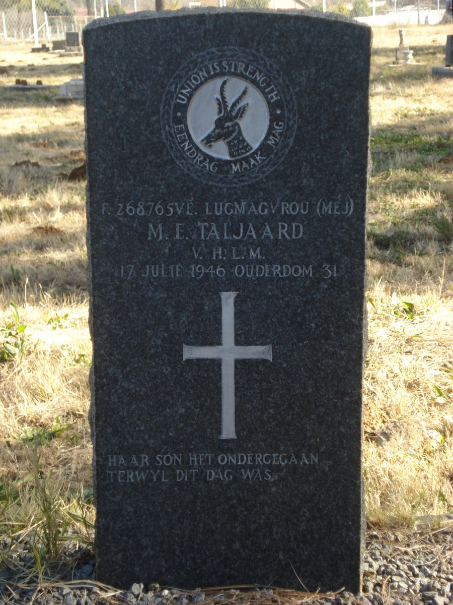 TALJAARD M.E. -1946