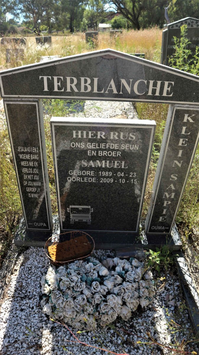 TERBLANCHE Samuel 1989-2009