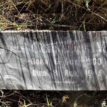 VORSTER Petrus Cornelius 1900-1945