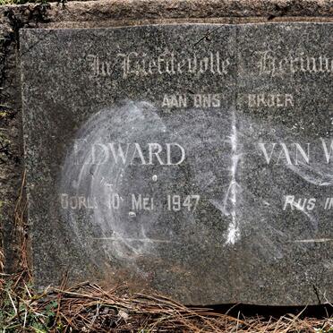 WEEZEL Edward, van -1947