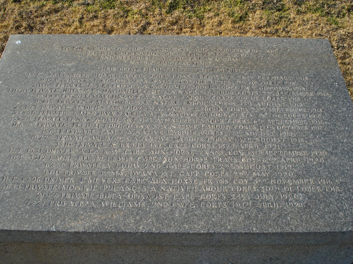 7. Memorial To Soldiers &amp; Labourers 1918-1921