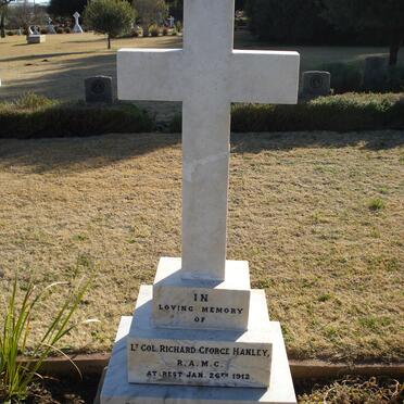 HANLEY Richard George -1912