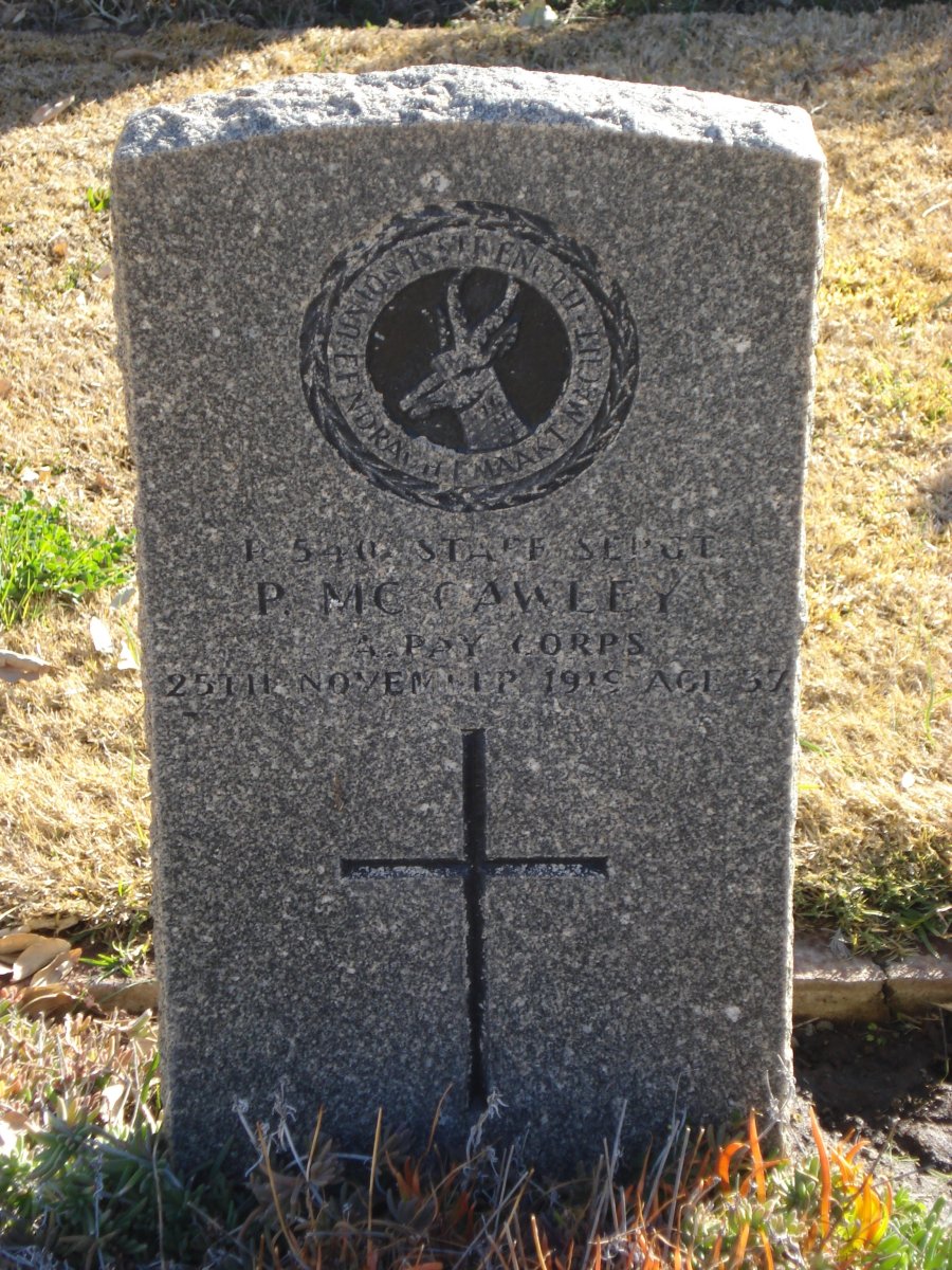 MC CAWLEY P. -1919