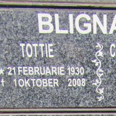 BLIGNAUT Tottie 1930-2008 &amp; Cecilia Johanna 1923-2021