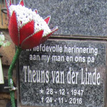 LINDE Theuns, van der 1947-2016