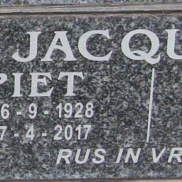 JACQUIRE Piet 1928-2017 &amp; Sienie 1929-2017