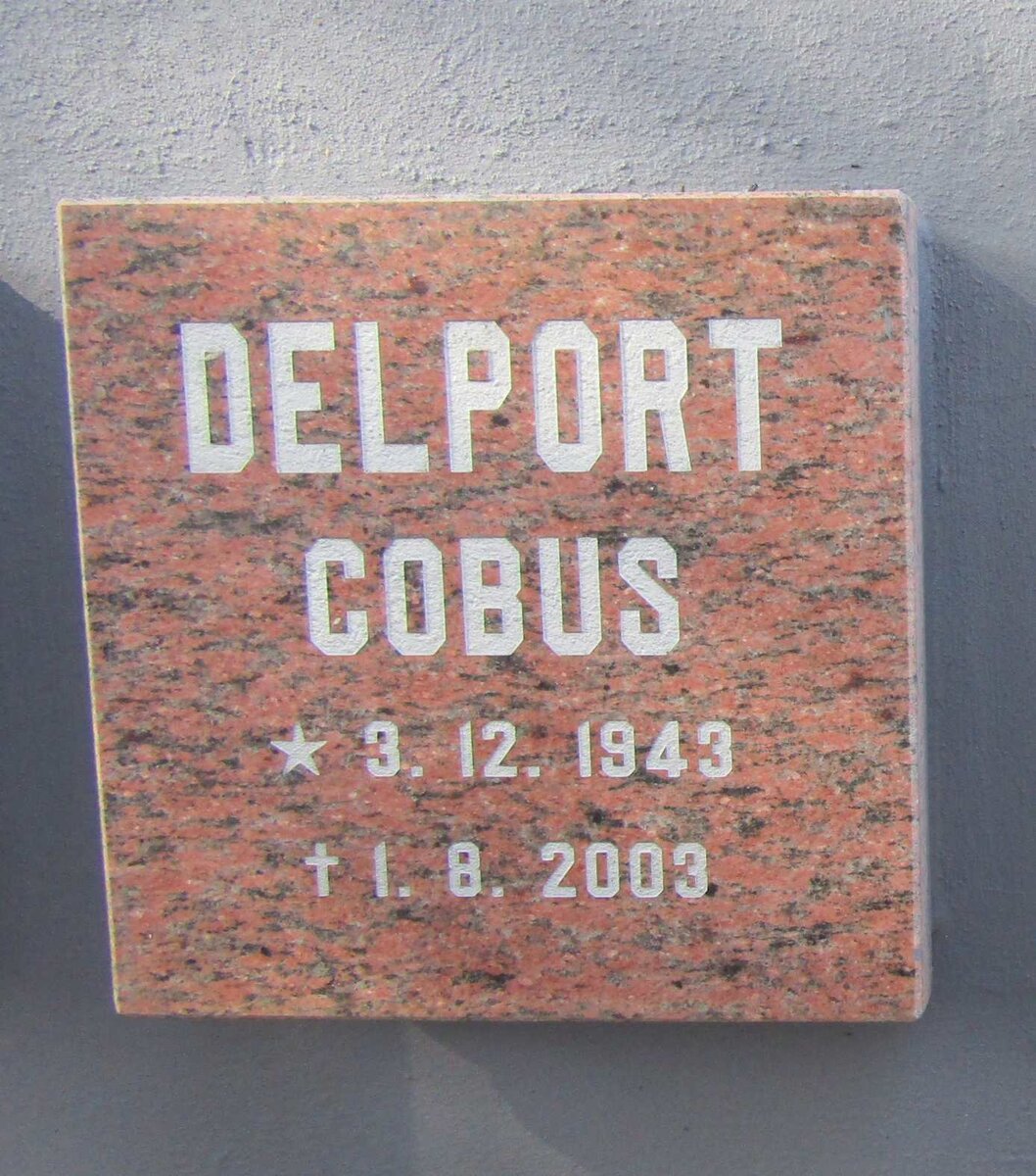 DELPORT Cobus 1943-2003