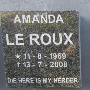 ROUX Amanda, le 1969-2008