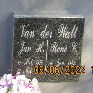 WALT Jan H., van der 1970-20? &amp; Rene C. 1942-