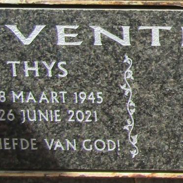VENTER Thys 1945-2021