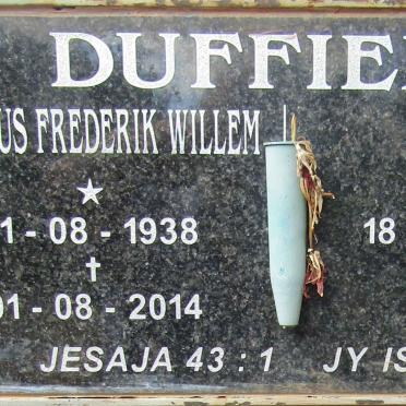 DUFFIELD Jacobus Frederik Willem 1948-2014 & Maria 1940-