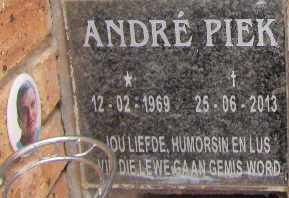 PIEK Andre 1969-2013