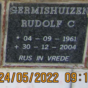 GERMISHUIZEN Rudolf C. 1961-2004