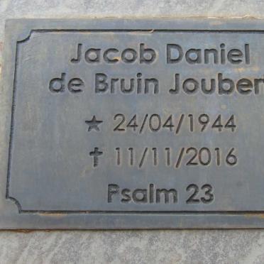 JOUBERT Jacob Daniel De Bruin 1944-2016