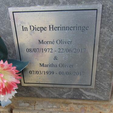 OLIVER Maritha 1939-2017 :: OLIVER Morne 1972-2017