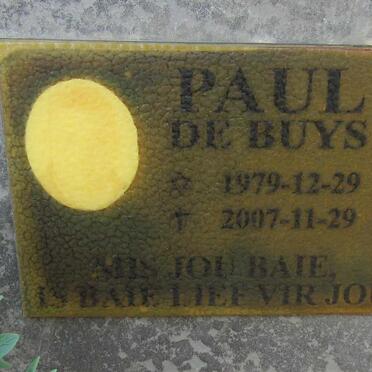 BUYS Paul, de 1979-2007