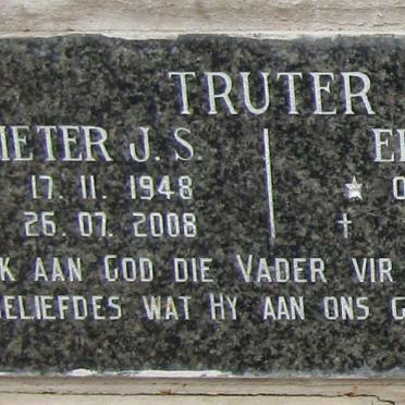 TRUTER Pieter J.S. 1948-2008 &amp; Elsa S. 1950-
