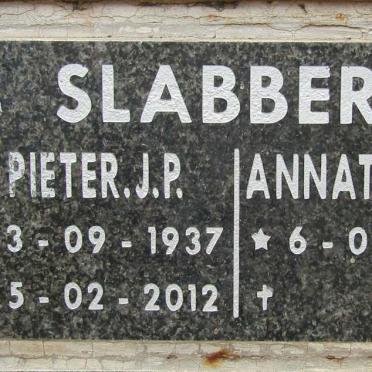 SLABBERT Pieter J.P. 1937-2012 &amp; Annatjie  A.K. 1939-