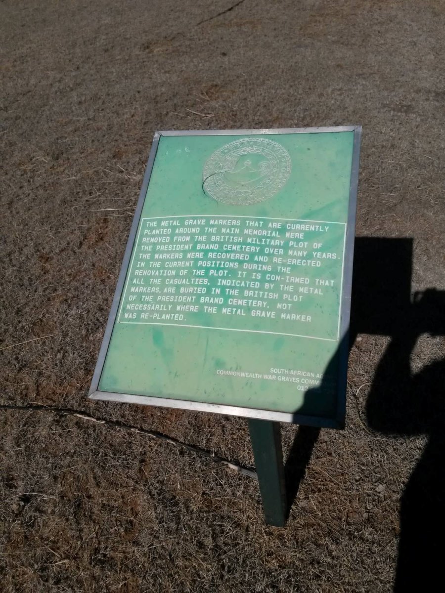 06. Military grave markers notice board