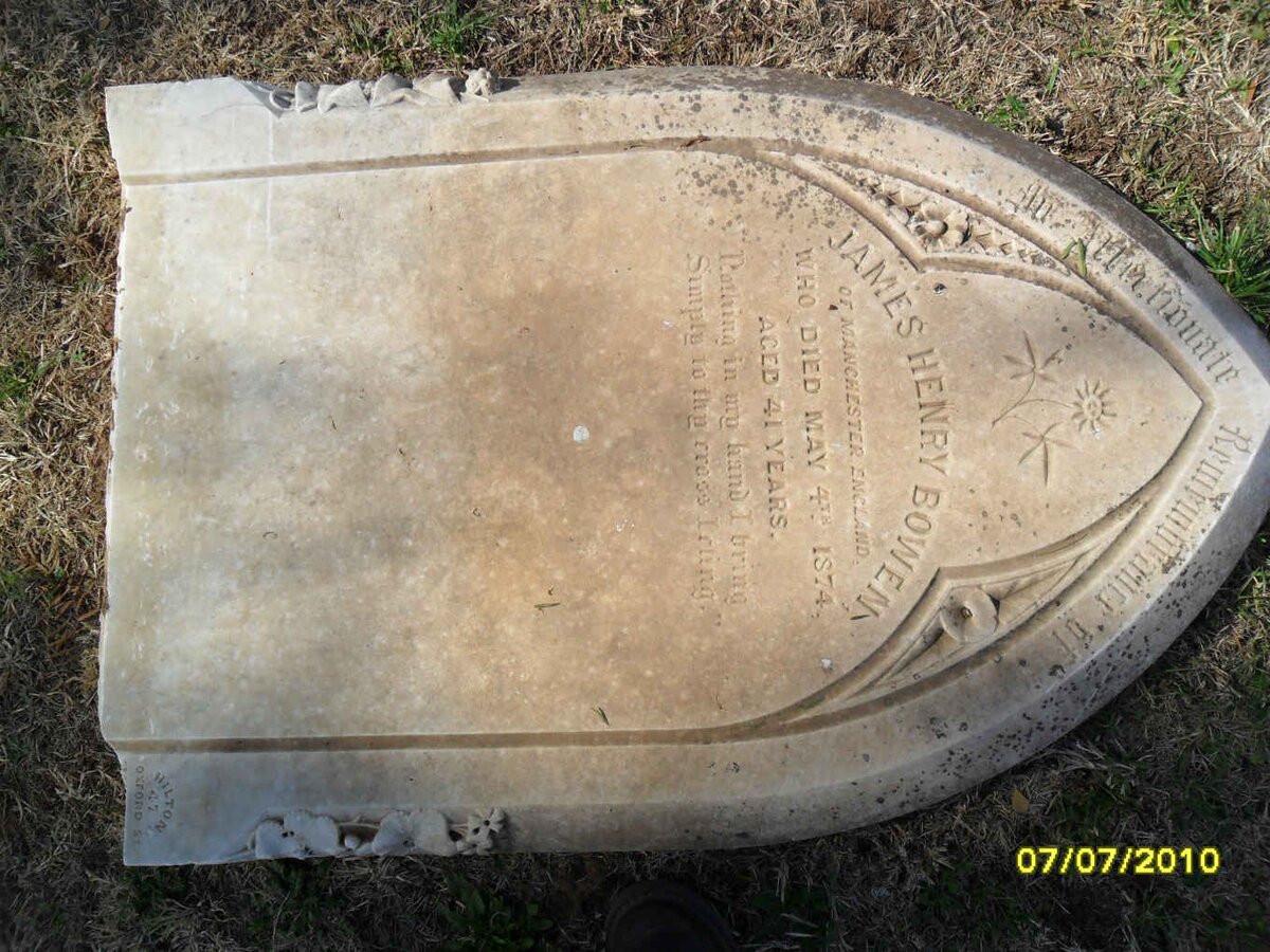 BOWEN James Henry -1874