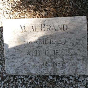 BRAND M.M. 1911-1997