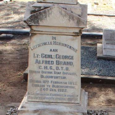 BRAND George Alfred 1875-1922