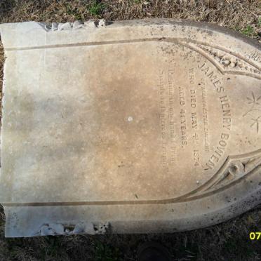 BOWEN James Henry -1874