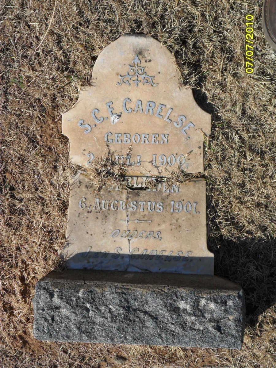 CARELSE S.C.E. 1900-1901