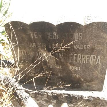 FERREIRA Jan Abraham 1840-1901