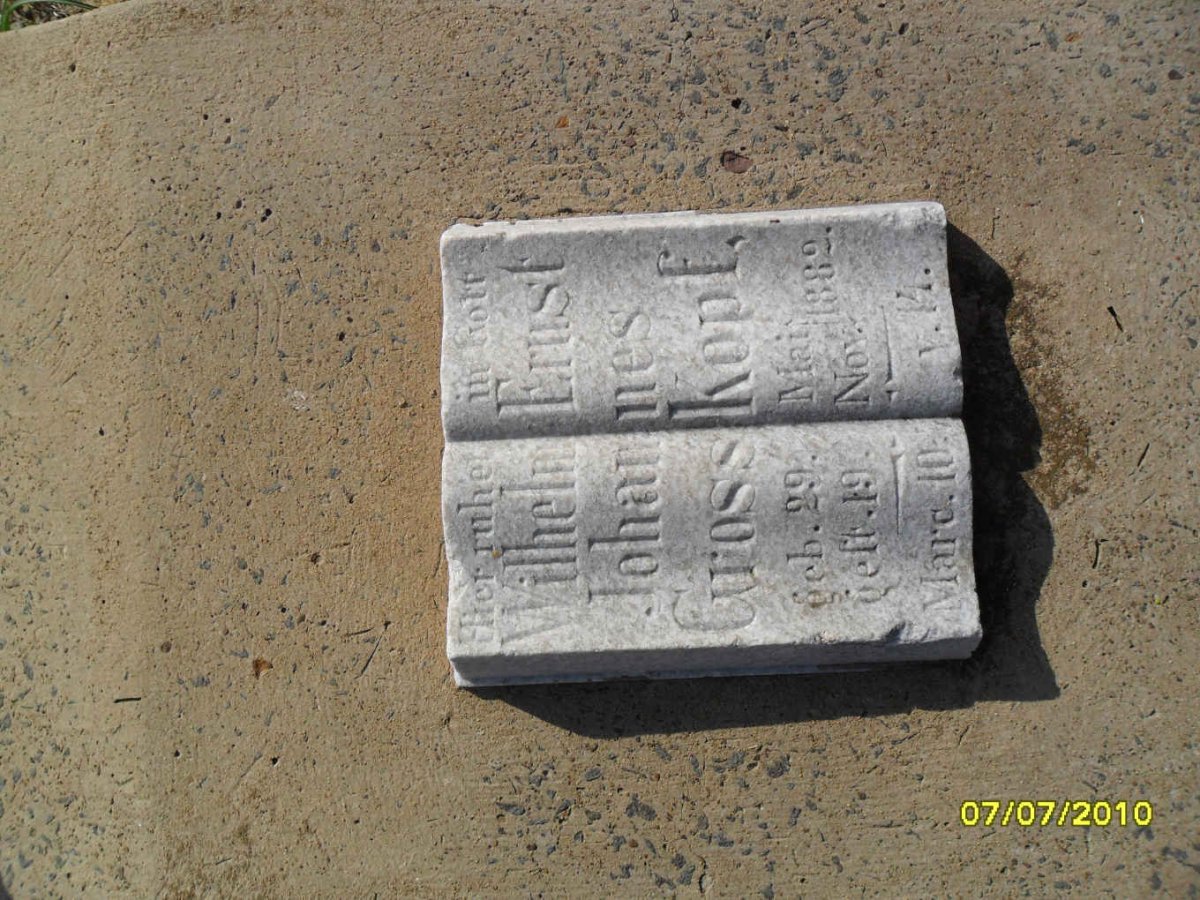 GROSSKOPF Wilhelm Ernst Johannes 1882-1882