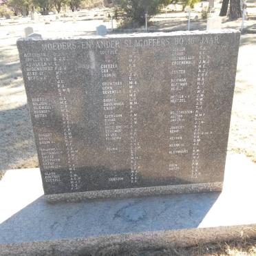 16. Moeders en ander slagoffers bo 16 jaar A-K