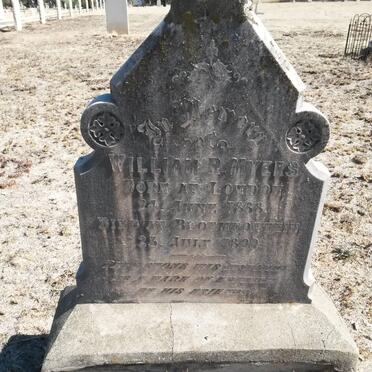 MYERS William R. 1868-1899