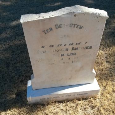 PRINSLOO Johan Andries 1845-193?