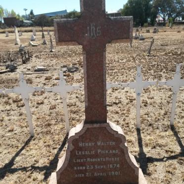 PICKARD Henry Walter Lesslie 1874-1901