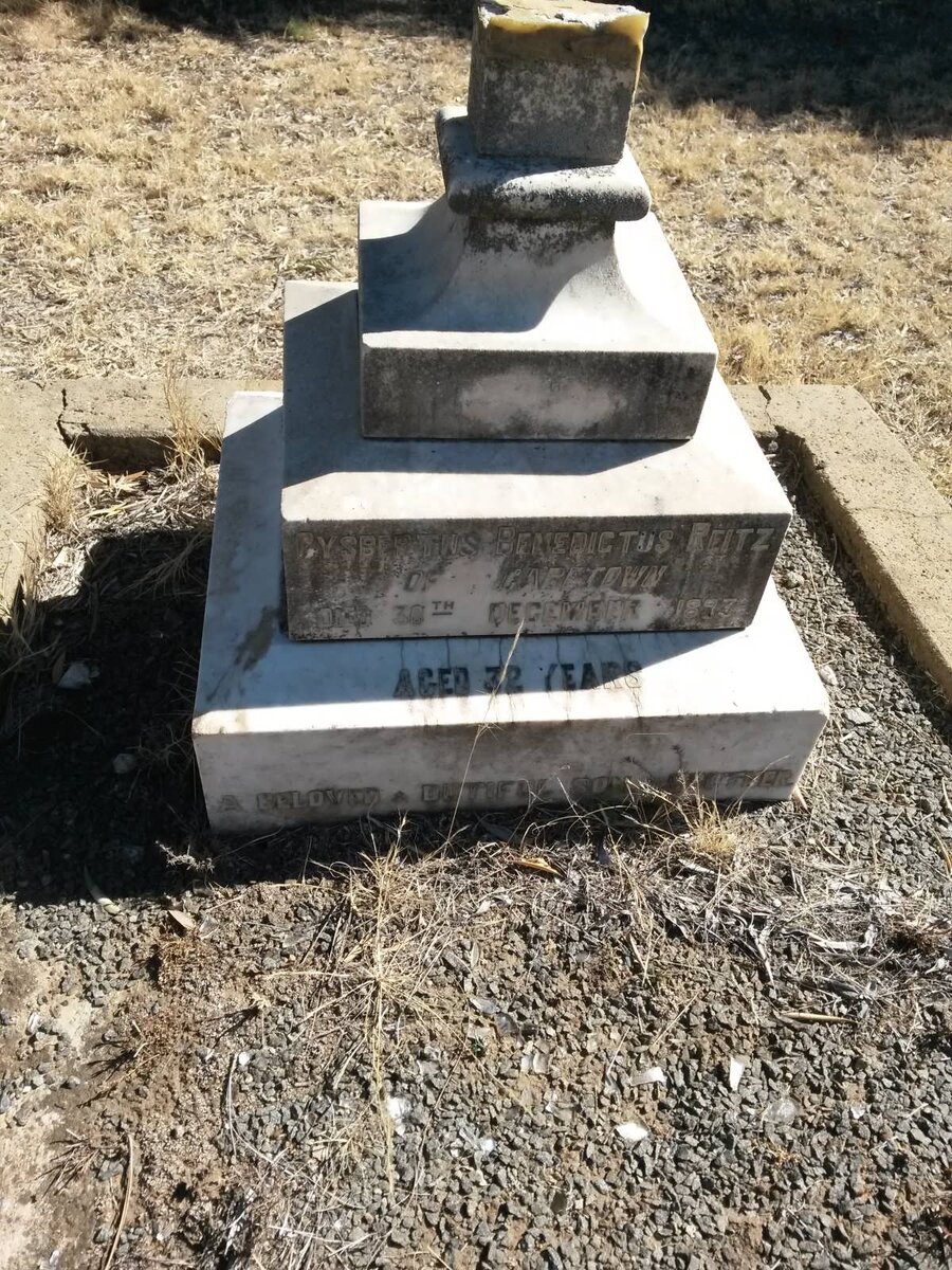 REITZ Gysbertus Benedictus -1893