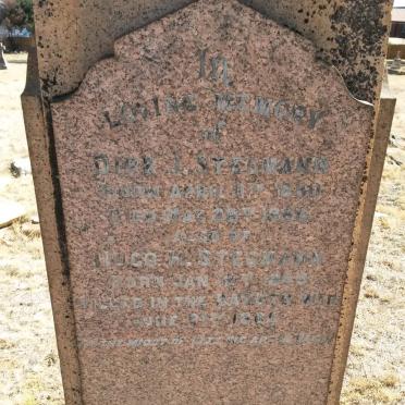 STEGMANN Dirk J. 1850-18?6 :: STEGMANN Hugo H. 1843-1865