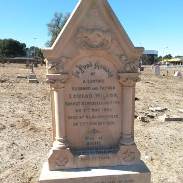 WILSON Edward 1851-1901 &amp; Annie -1902