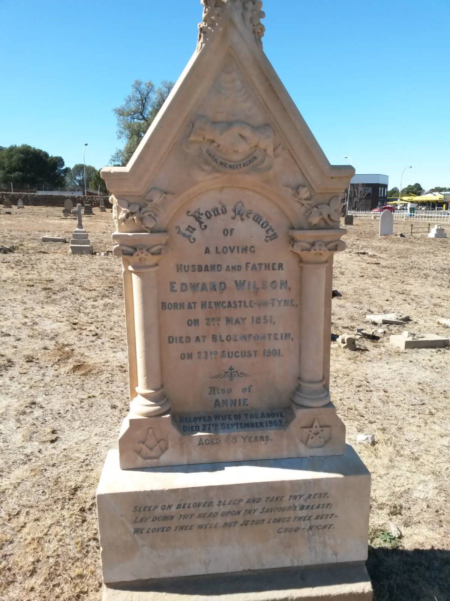 WILSON Edward 1851-1901 &amp; Annie -1902