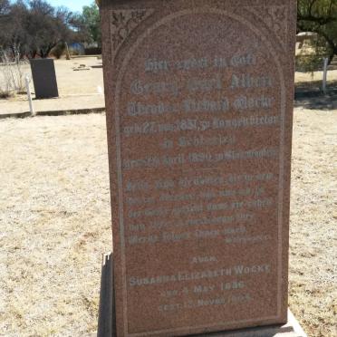 WOCKE Georg Carl Albert Theodor Richard 1831-1890 &amp; Susanna Elizabeth 1836-1901