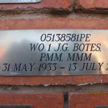 BOTES J.G. 1933-2000