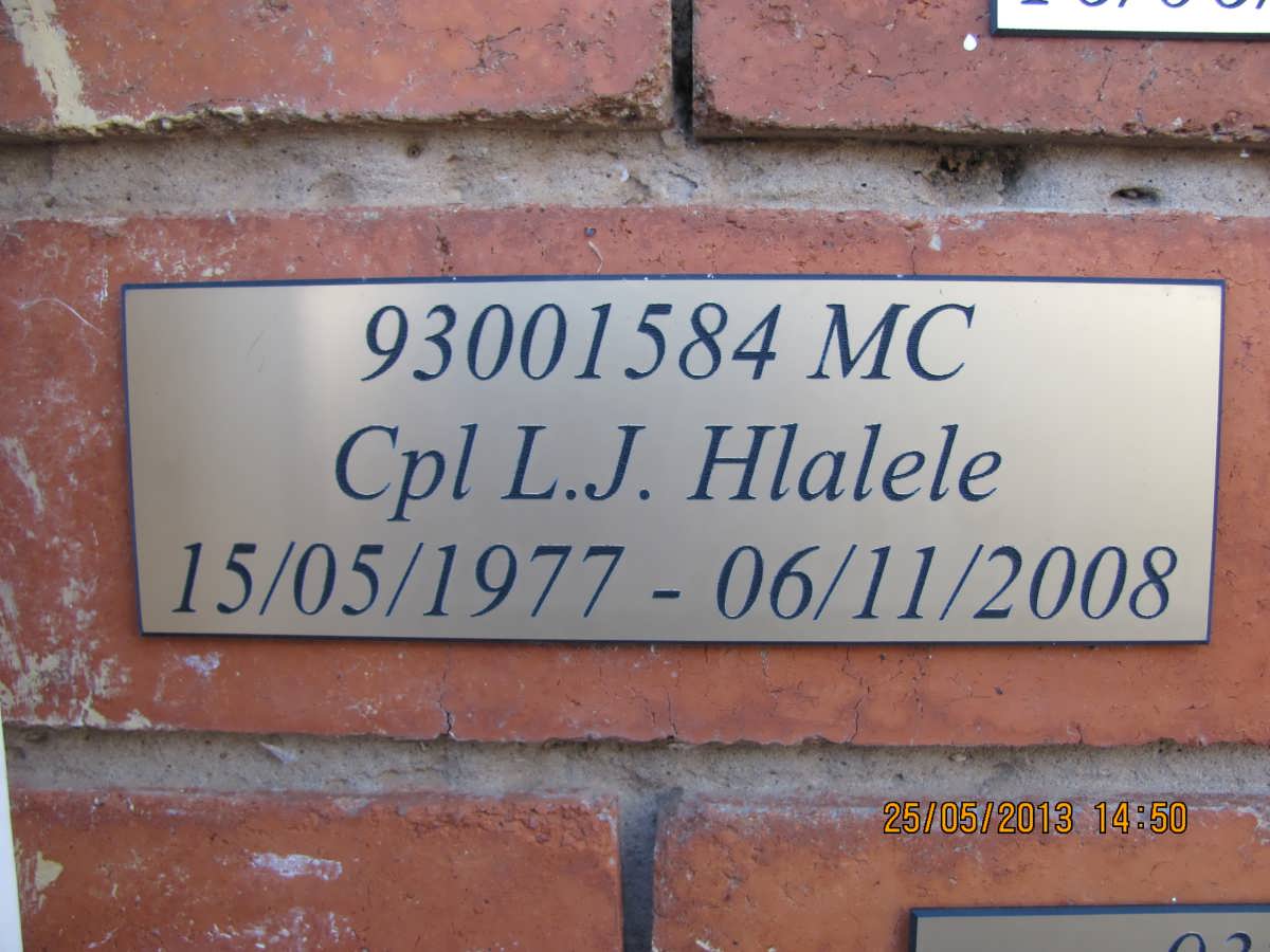 HLALELE L.J. 1977-2008