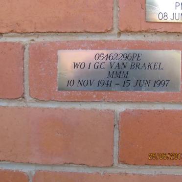 BRAKEL G.C., van 1941-1997