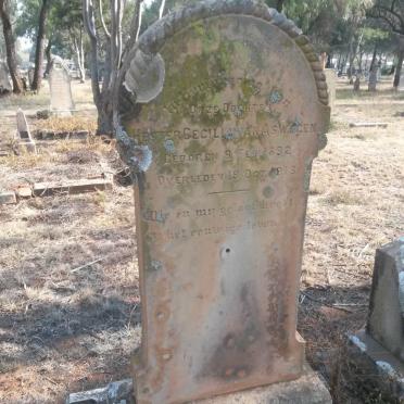 ASWEGEN Hester Cecilia, van 1892-1918