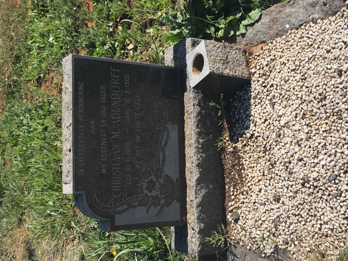 ADENDORFF Christiaan M. 1898-1965