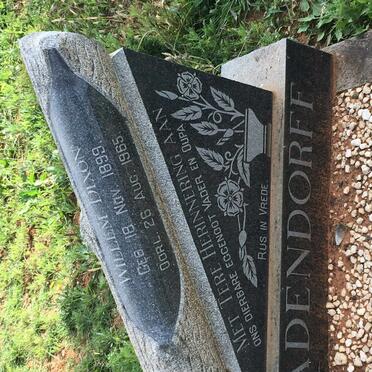 ADENDORFF Willem Dixon 1899-1965