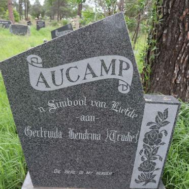 AUCAMP Gertruida Hendrina