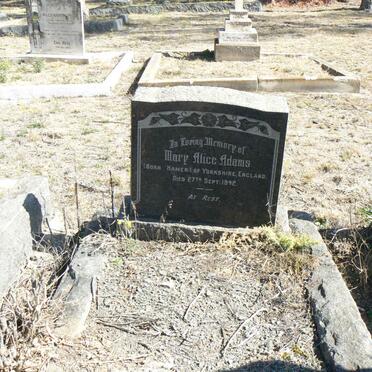ADAMS Mary Alice nee HAMER -1942