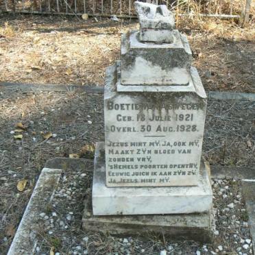 ASWEGEN Boetie, van 1921-1928