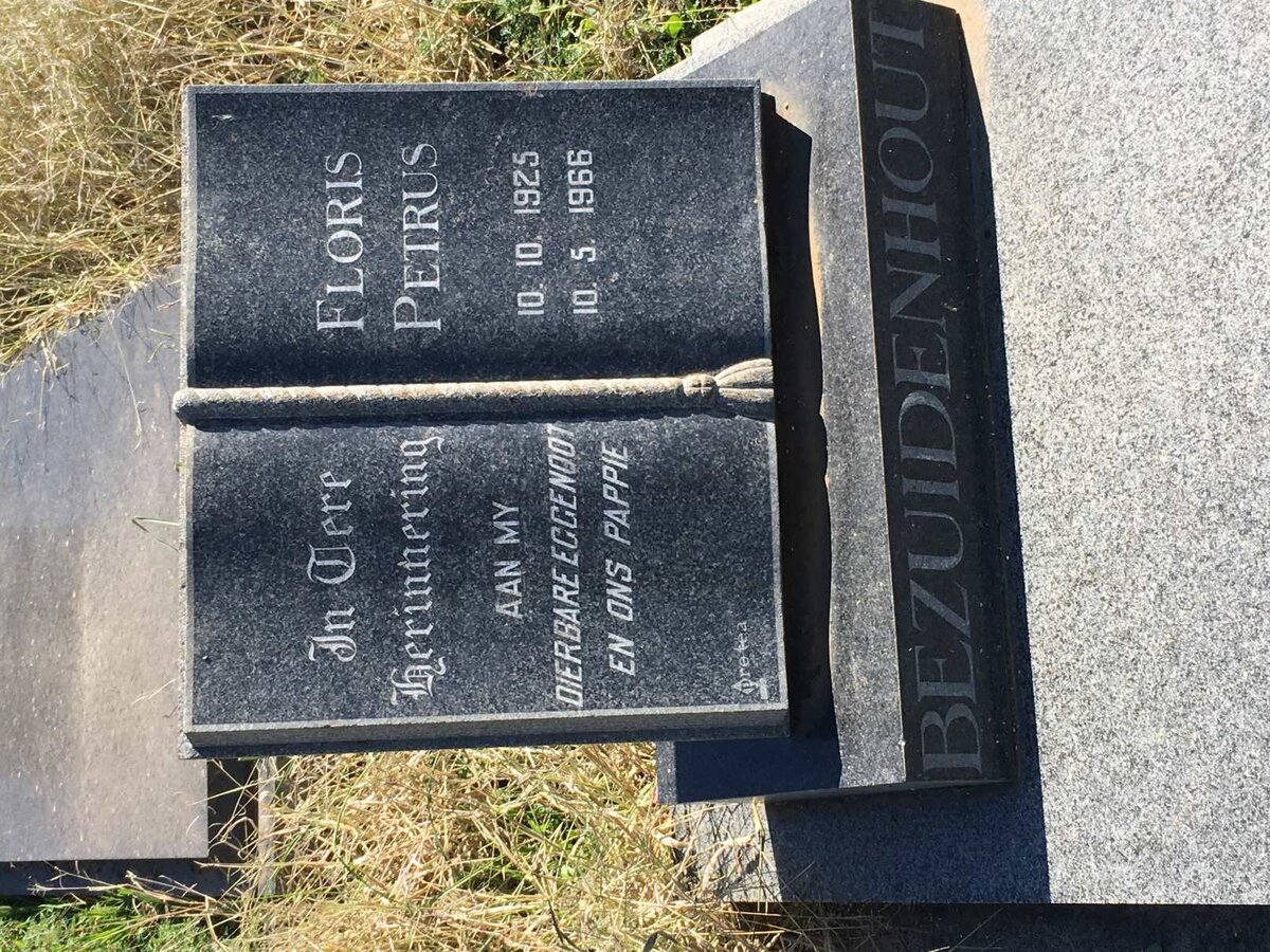 BEZUIDENHOUT Floris Petrus 1925-1966