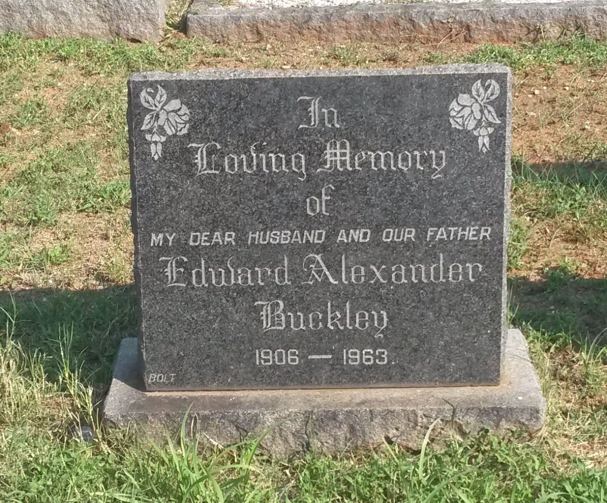 BUCKLEY Edward Alexander 1906-1963